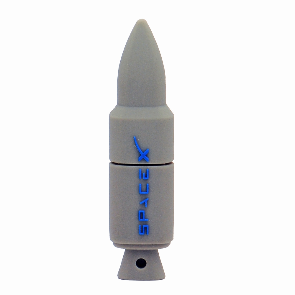 Space rocket PVC USB drive